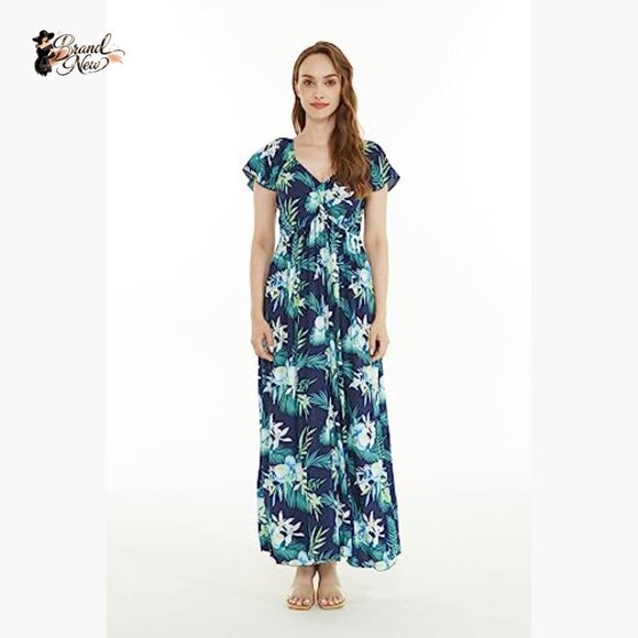 100% Rayon Matching Family Hawaiian Luau Outfits - Picture 7 of 7